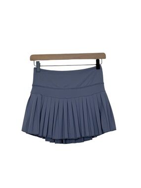 Goldhinge Size Small Pleated Athletic Skort Gray Tennis Golf Pickleball Preppy